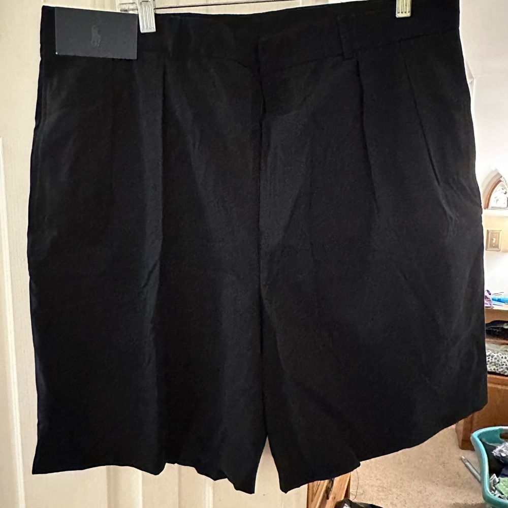 NWT Polo Shorts, Navy, 38W